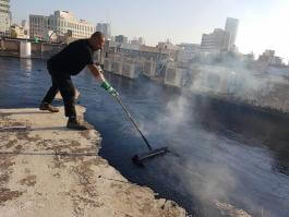זיפות גג בניין משרדים על-ידי חברת "א.א זהר איטום גגות בע"מ"